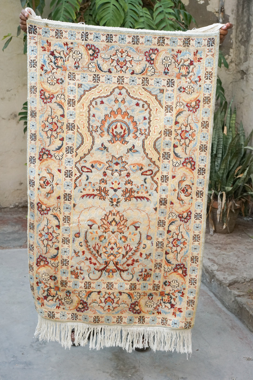 Heirloom Hand-Knotted Prayer Rug - Jainamaaz – silsila